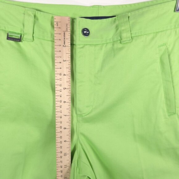 RALPH LAUREN GOLF Bright Green Cotton Stretch Pants Women's No Size Tag 8-10 M - Picture 4 of 10